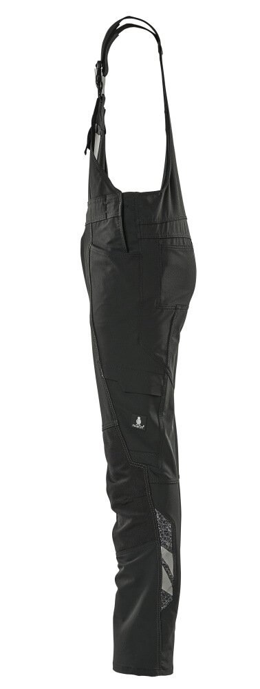 Latzhose für Kinder, ULTIMATE STRETCH Latzhose für Kinder Größe 116, schwarz Produktbild img2 L