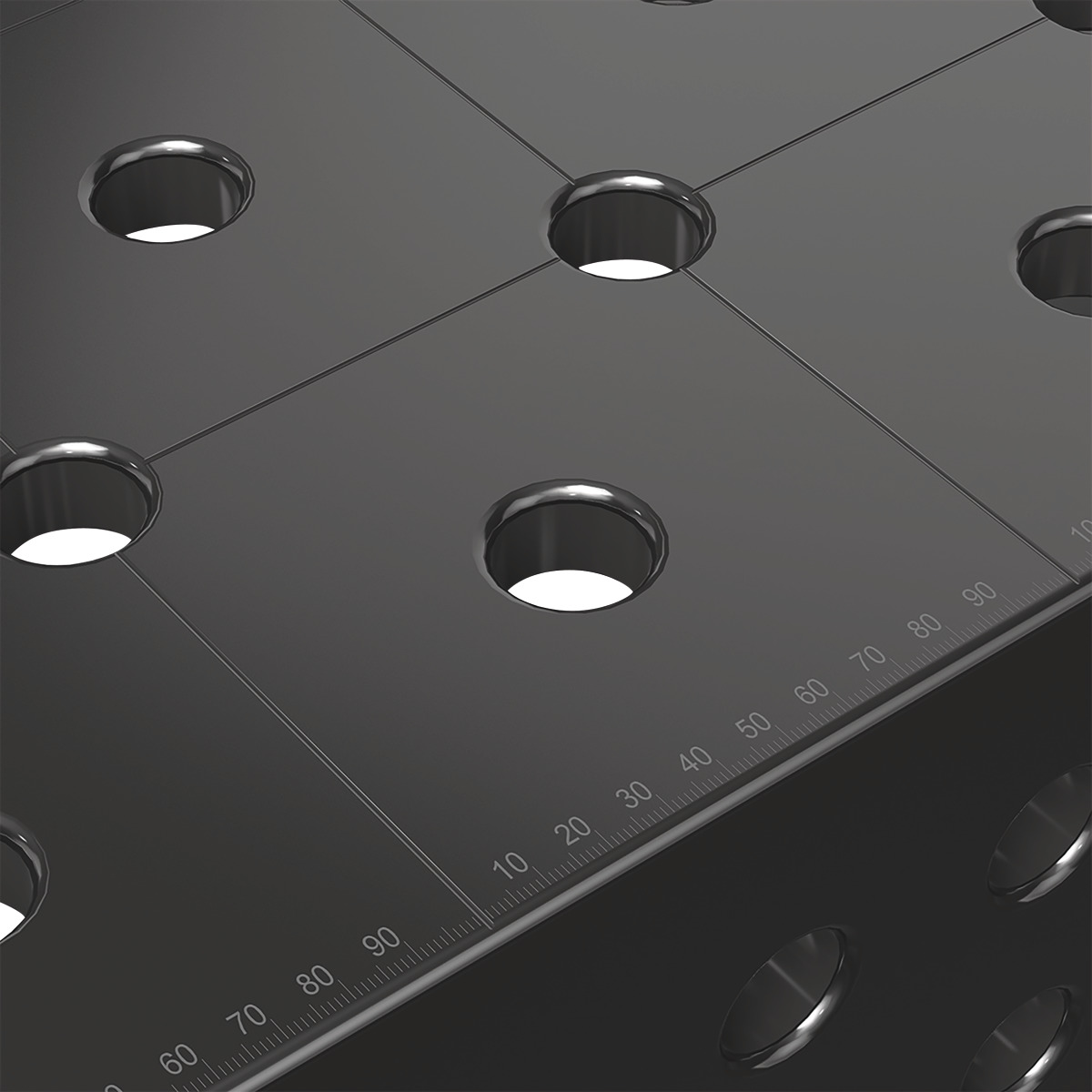 Schweisskraft Schweißtisch Professional Extreme 8.7 1200x1200x150 Plasmanitriert Diagonalraster Produktbild img3 L