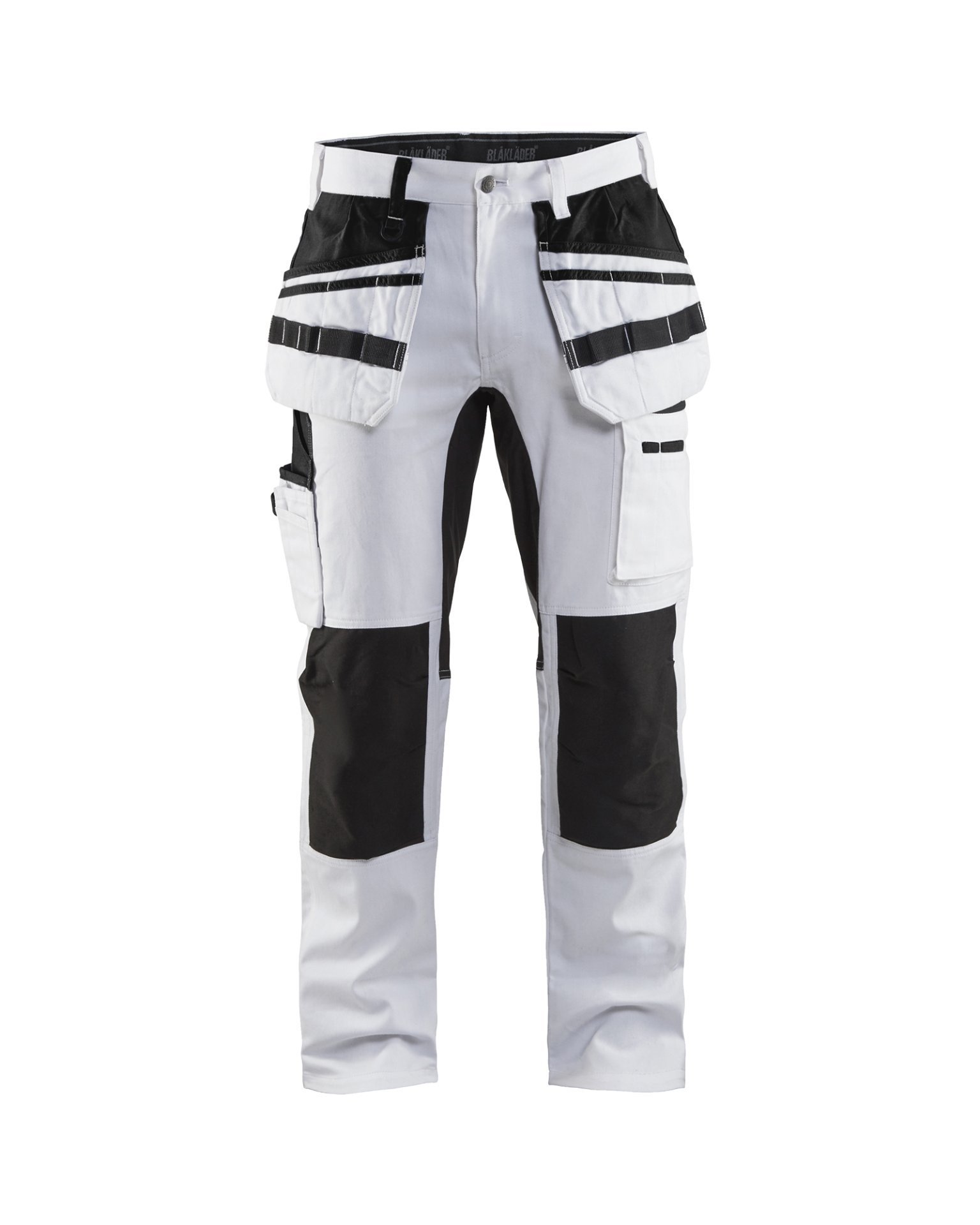Malerhose mit Stretch-Einsätzen Weiß/Schwarz D28 Produktbild img1 L