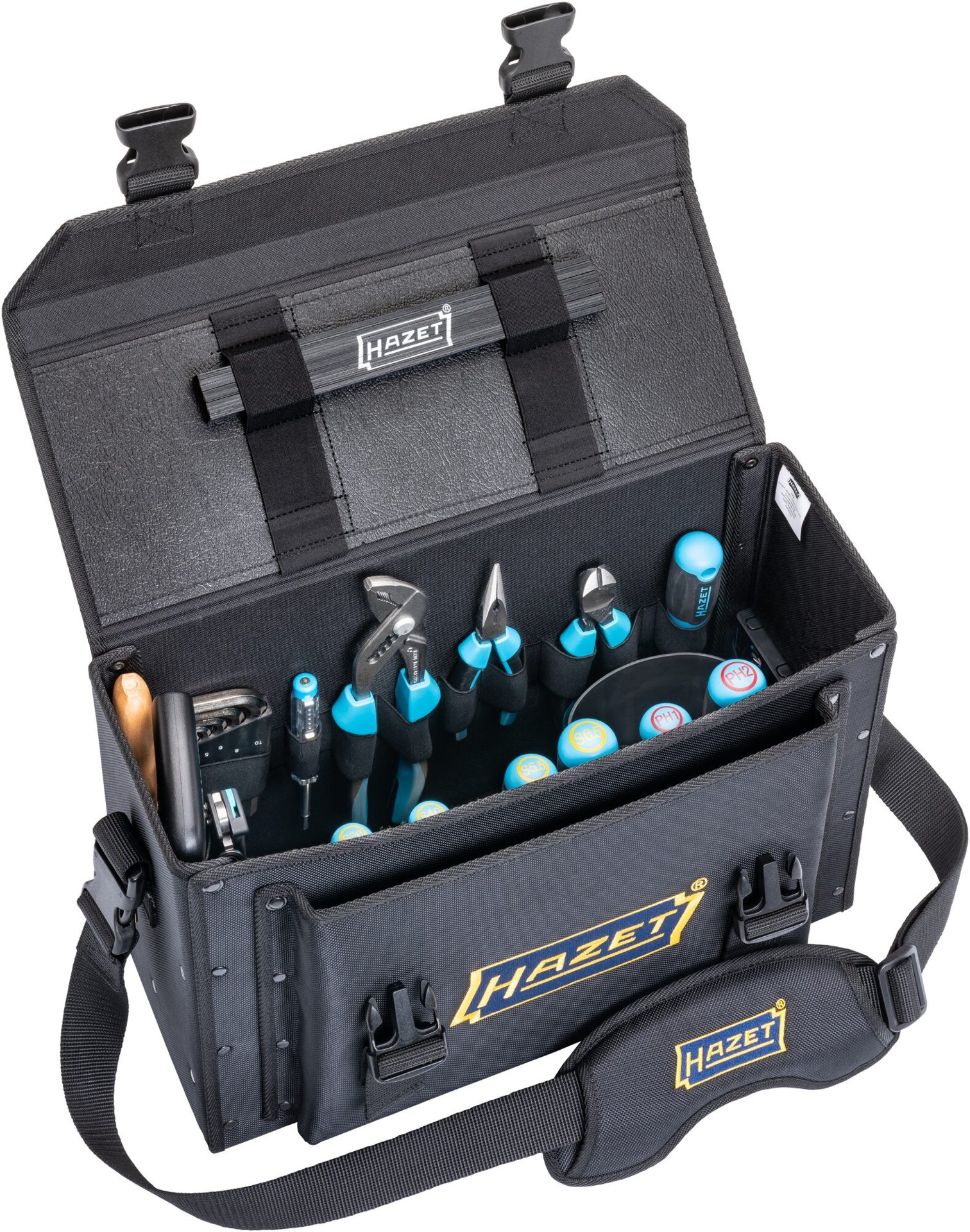HAZET Werkzeugtasche ∙ klein ∙ mit 51 Werkzeugen 191T-1/51 ∙ 51-teilig Produktbild img1 L