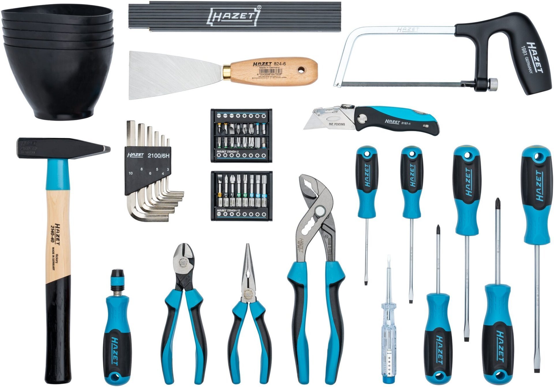 HAZET Werkzeugtasche ∙ klein ∙ mit 51 Werkzeugen 191T-1/51 ∙ 51-teilig Produktbild img8 L