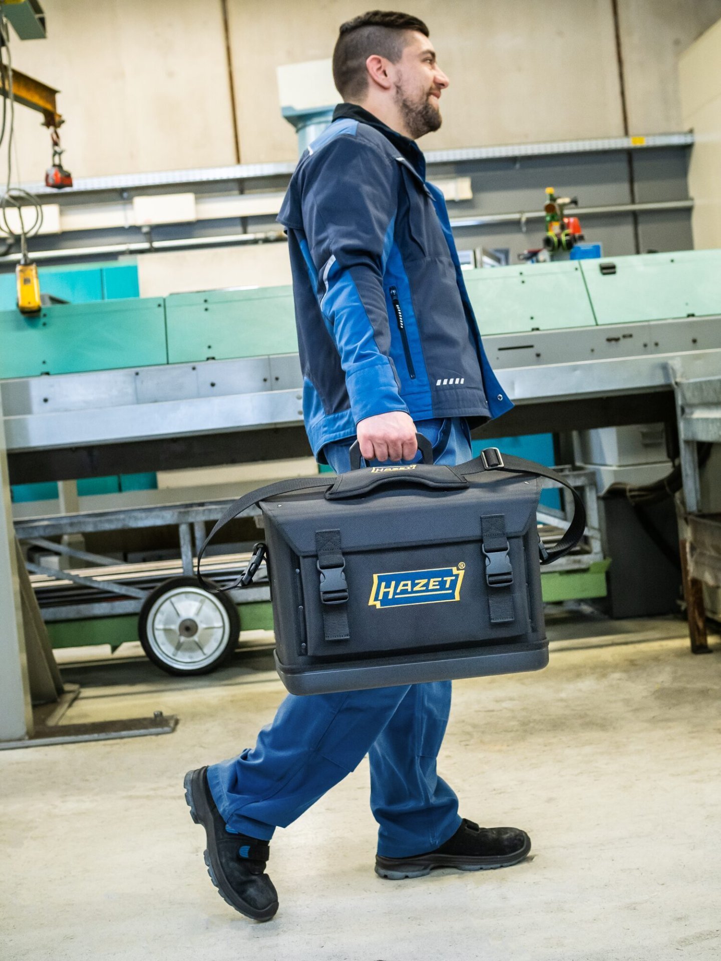 HAZET Werkzeugtasche ∙ groß ∙ leer 191T-2L ∙ L x B x H: 470 mm x 310 mm x 300 mm Produktbild img3 L