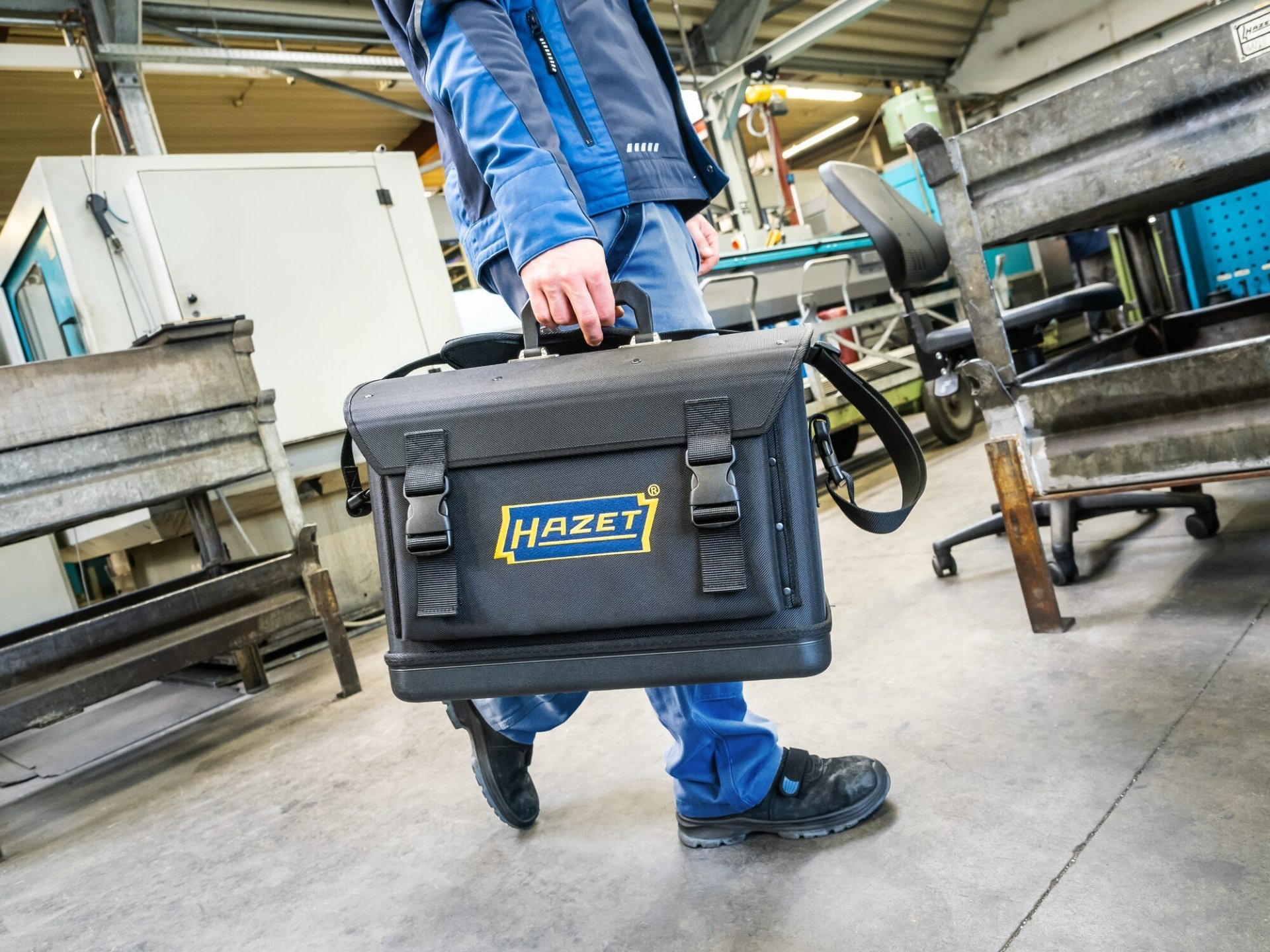 HAZET Werkzeugtasche ∙ groß ∙ leer 191T-2L ∙ L x B x H: 470 mm x 310 mm x 300 mm Produktbild img5 L