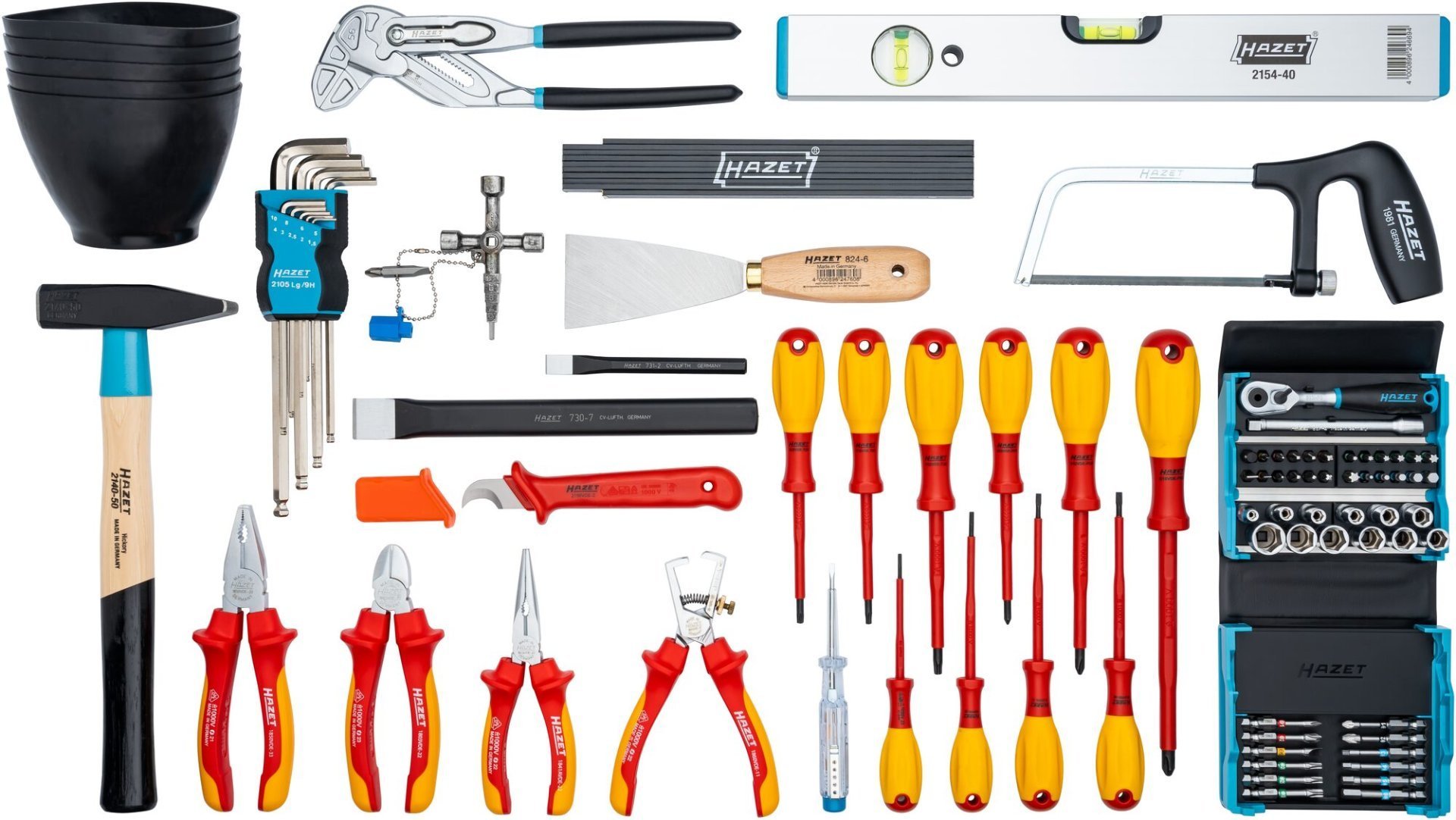 HAZET Werkzeugtasche ∙ groß 191T-2/89 ∙ 89-teilig ∙ PH1 – PH3 ∙ T20 – T30 Produktbild img9 L