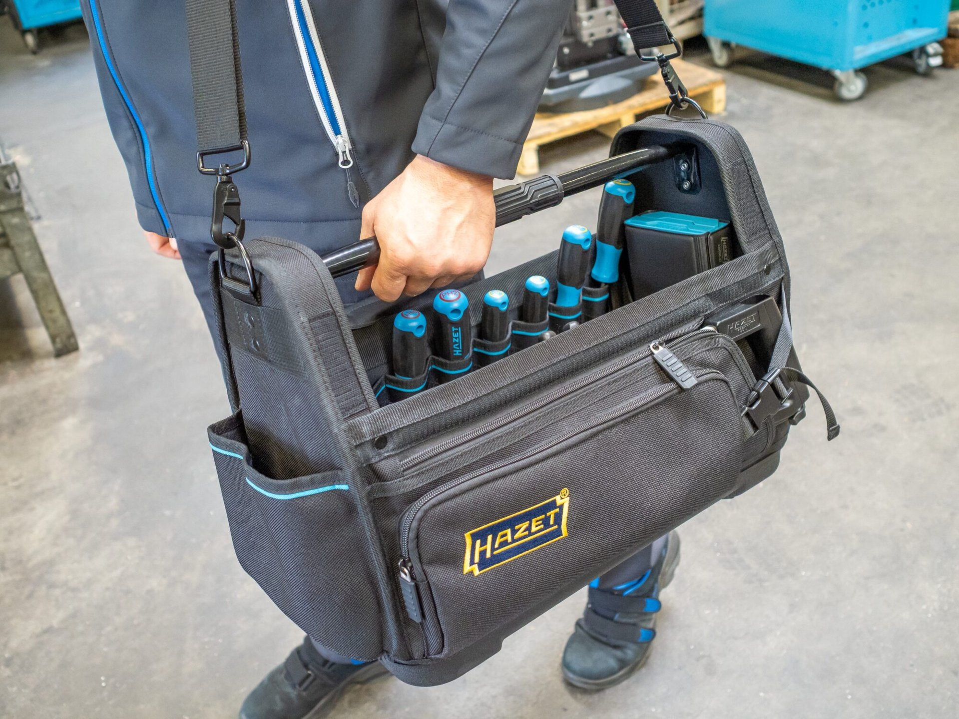 HAZET Universal Werkzeugtasche ∙ groß ∙ leer 191T-6L ∙ L x B x H: 520 mm x 300 mm x 370 mm Produktbild img2 L