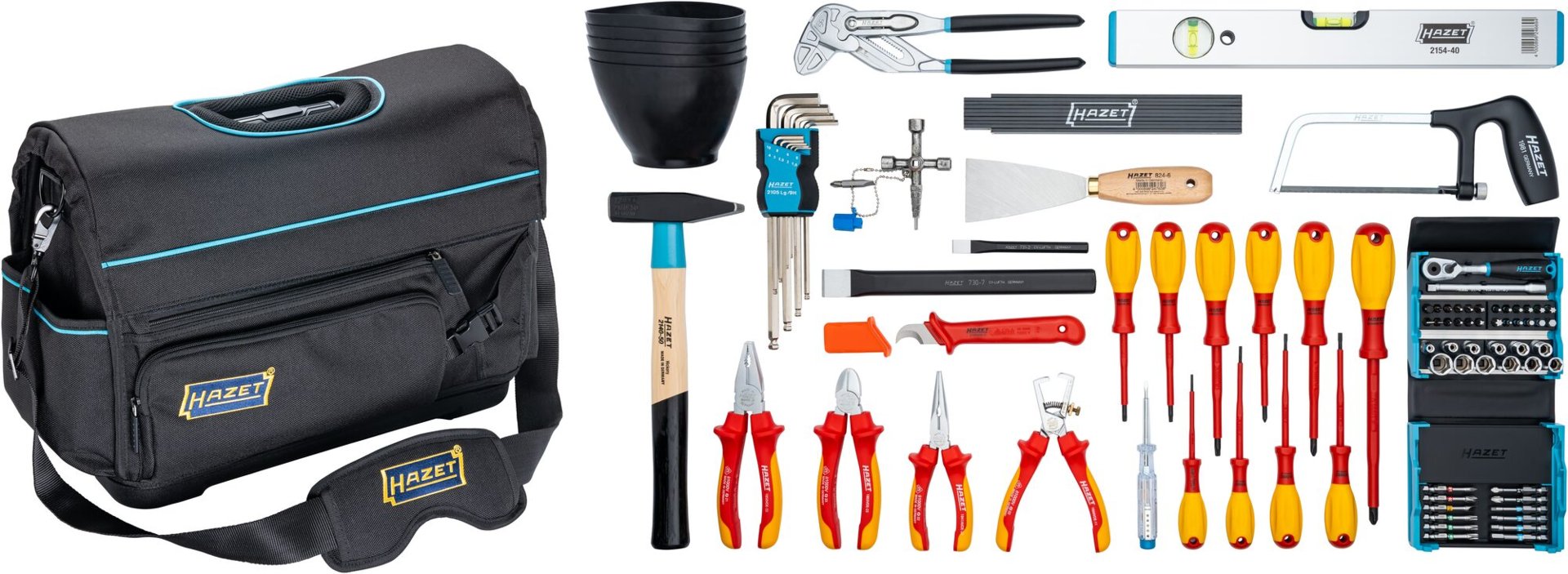 HAZET Universal Werkzeugtasche ∙ groß 191T-6/89 ∙ 89-teilig Produktbild img1 L