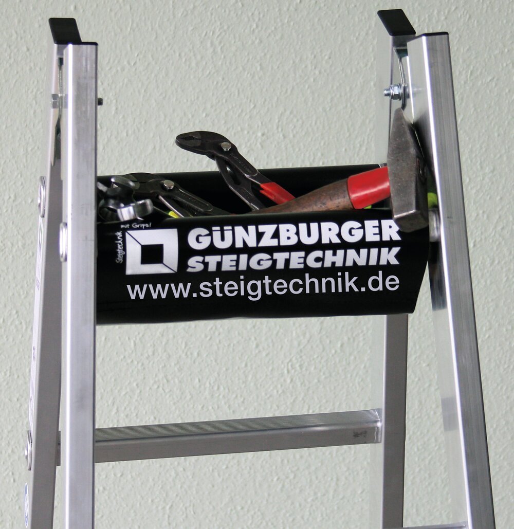 Sprossen-Stehleiter GFK 2x12 Sprossen Produktbild img5 L