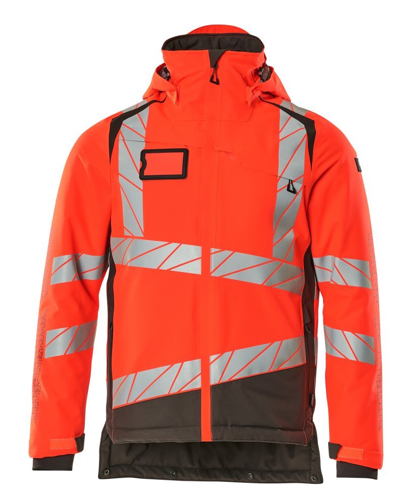 Winterjacke mit CLIMASCOT®-Futter Winterjacke Größe L, hi-vis rot/dunkelanthrazit Produktbild img1 L