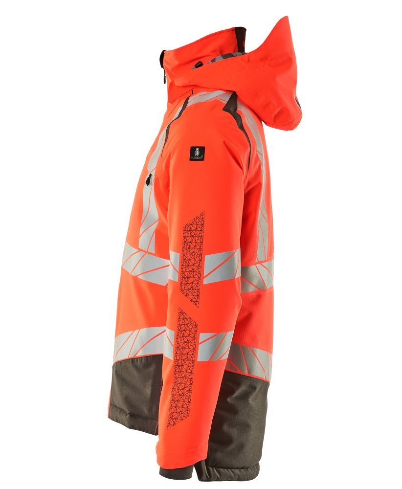 Winterjacke mit CLIMASCOT®-Futter Winterjacke Größe L, hi-vis rot/dunkelanthrazit Produktbild img2 L