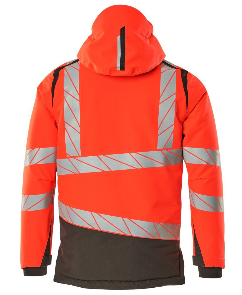 Winterjacke mit CLIMASCOT®-Futter Winterjacke Größe L, hi-vis rot/dunkelanthrazit Produktbild img3 L