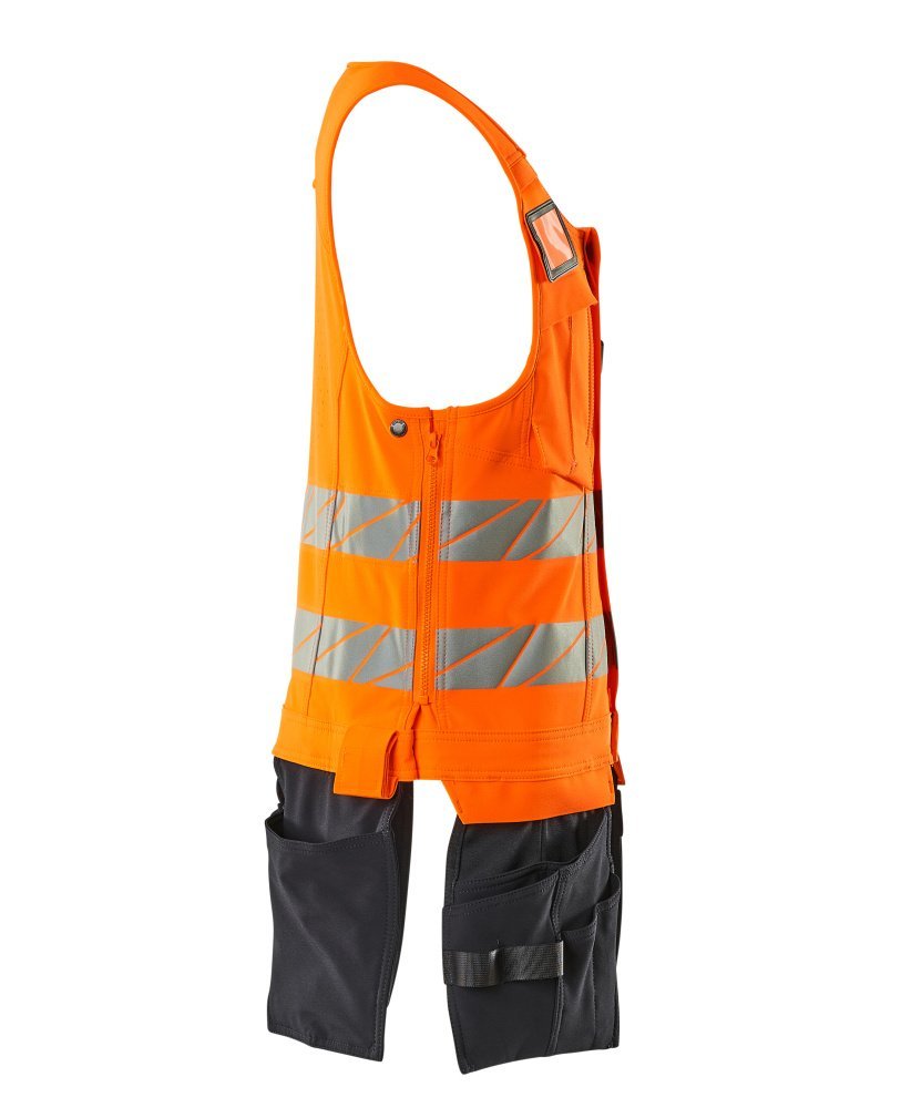 Mascot Werkzeugweste, ULTIMATE STRETCH Werkzeugweste Größe 2XL, hi-vis orange/schwarzblau Produktbild img4 L