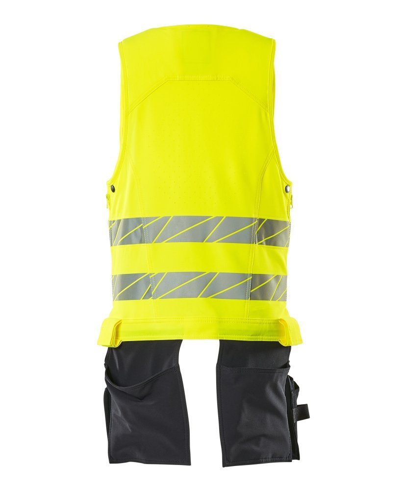 Mascot Werkzeugweste, ULTIMATE STRETCH Werkzeugweste Größe 2XL, hi-vis gelb/schwarzblau Produktbild img3 L