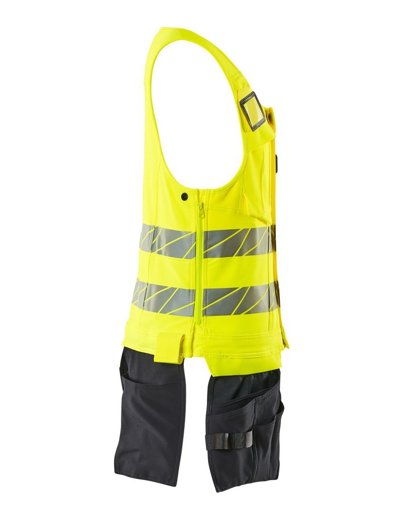 Mascot Werkzeugweste, ULTIMATE STRETCH Werkzeugweste Größe 2XL, hi-vis gelb/schwarzblau Produktbild img4 L