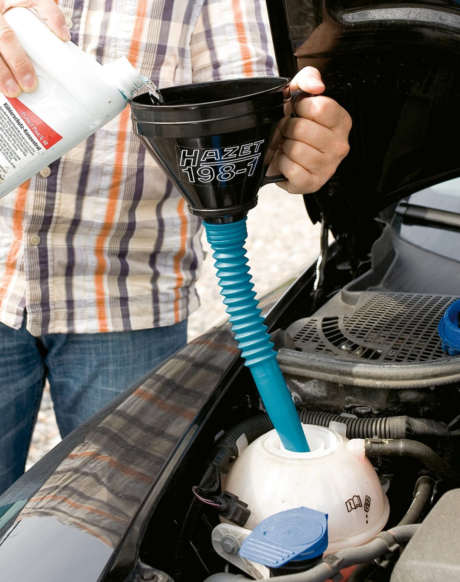 HAZET Trichter ∙ mit flexiblem Schlauch 198-1 ∙ 1,2 l Produktbild img3 L