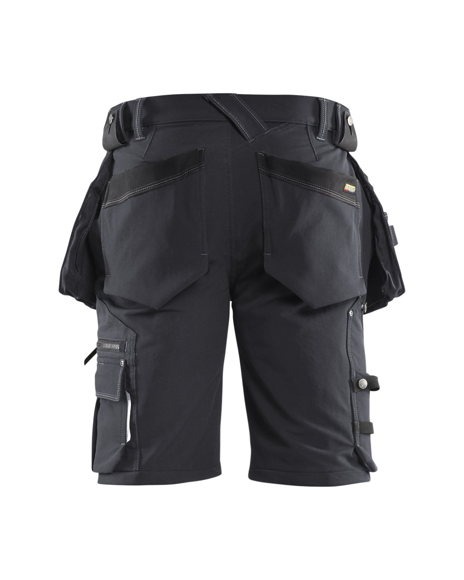 Handwerker Shorts 4-Wege-Stretch X1900 Dunkelgrau/Schwarz C50 Produktbild img2 L