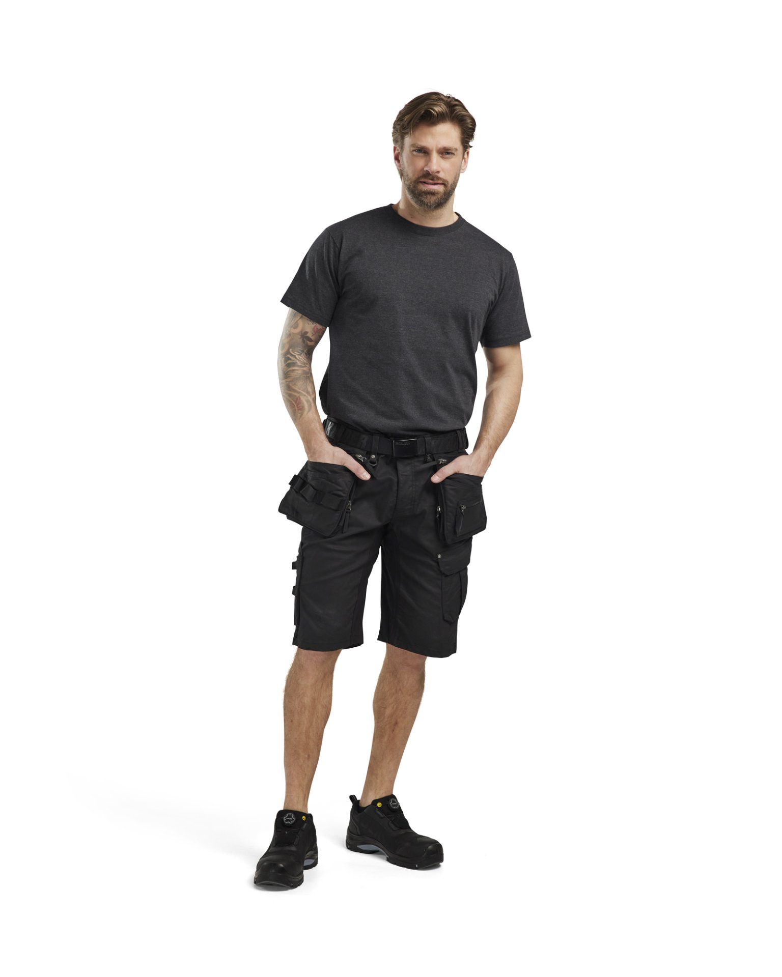 Handwerker Shorts Stretch X1900 Schwarz/Schwarz C46 Produktbild img3 L