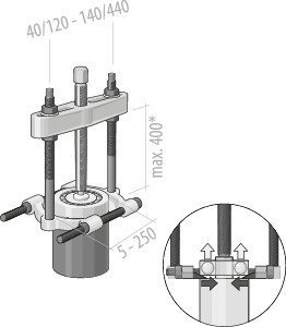 1.38/5 Abziehvorrichtung 140-440 mm Produktbild img2 L