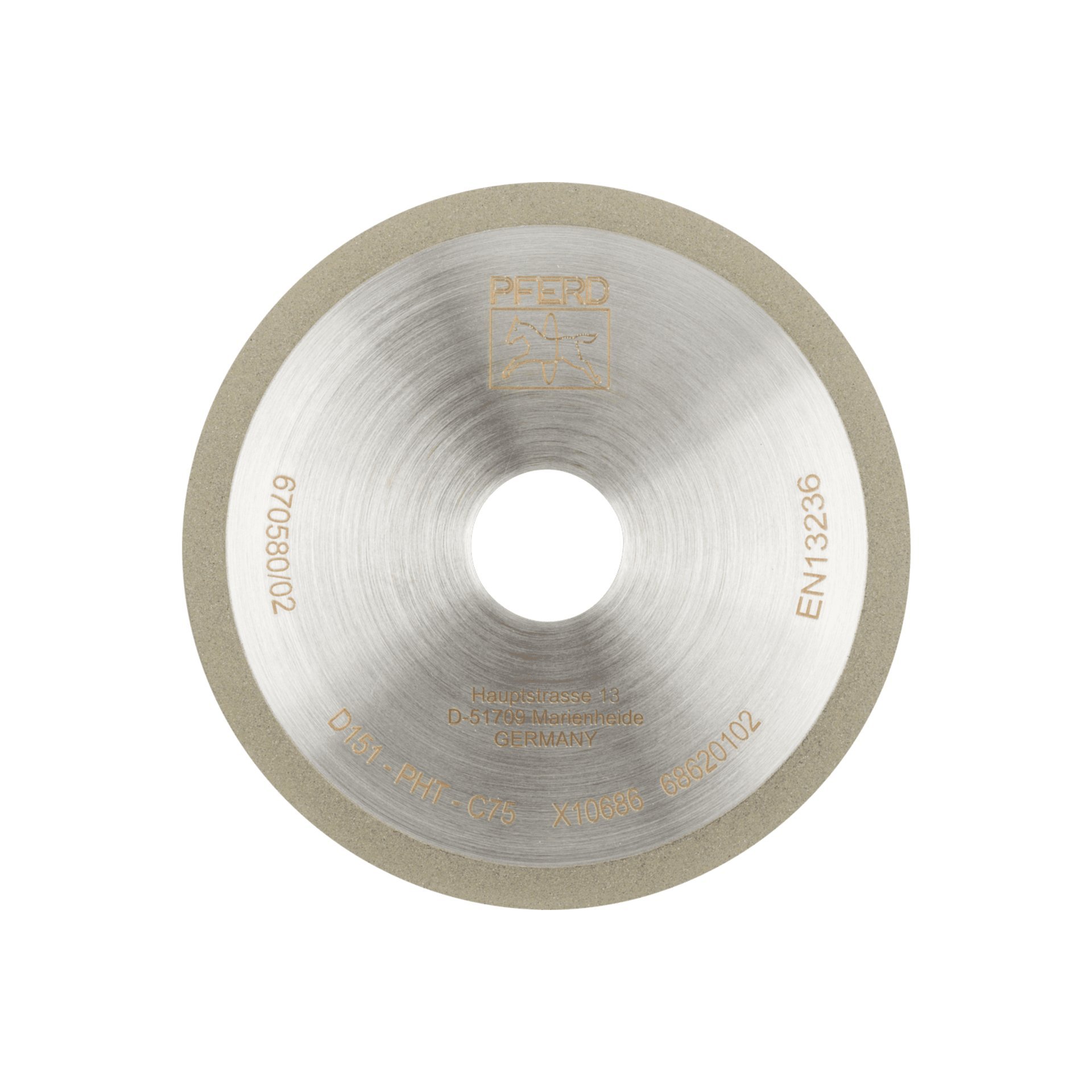PFERD TOOLS Diamant-Trennscheibe 1A1R 100x1,0x20,0mm PHT D151 (mittel) für Trockenschliff Produktbild img1 L