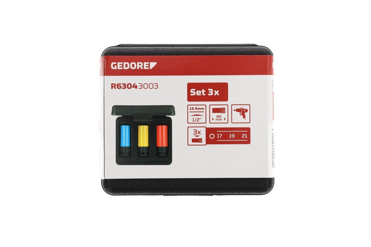 GEDORE R63043003 Kraftschrauber-Steckschlüssel-Satz 1/2 3-teilig Produktbild img6 L