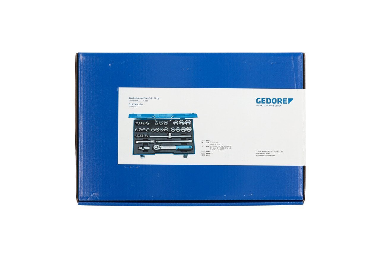GEDORE D 19 XMAU-20 Steckschlüssel-Satz 1/2" 31-teilig Produktbild img6 L