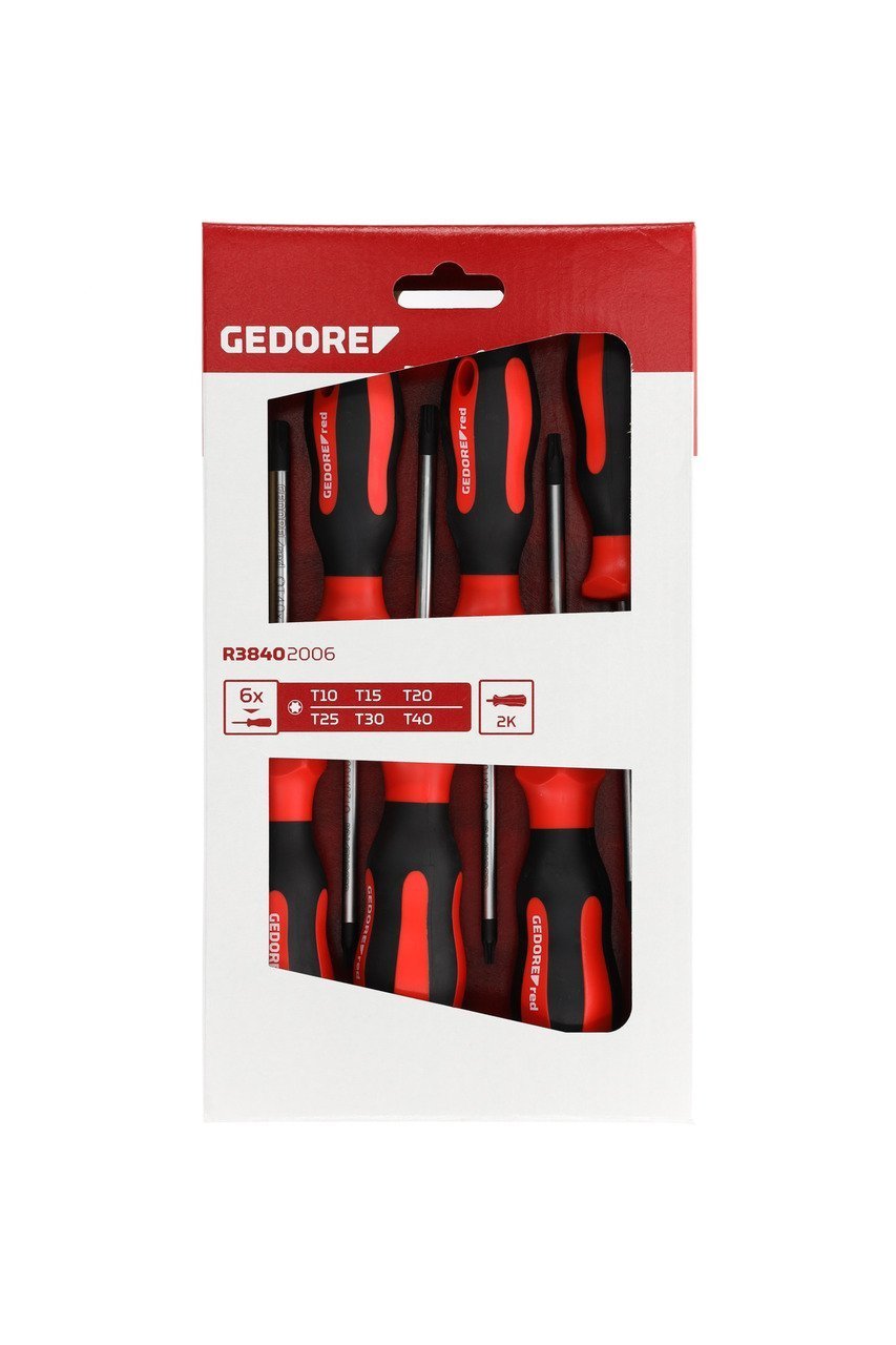 GEDORE R38402006 2K-Schraubendrehersatz T10-40 6-teilig Produktbild img3 L