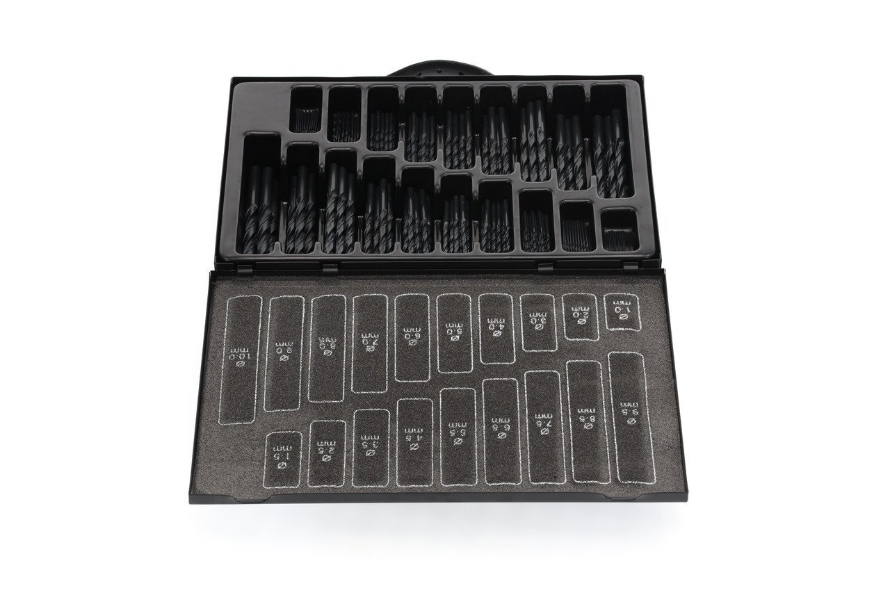 GEDORE R93500170 Spiralbohrersatz Ø 1-10mm 0.5-Steigung 170-teilig Produktbild img4 L