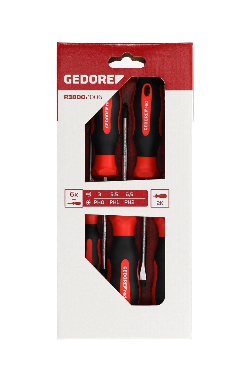 GEDORE R38002006 2K-Schraubendrehersatz PH+SL 6-teilig Produktbild img3 L