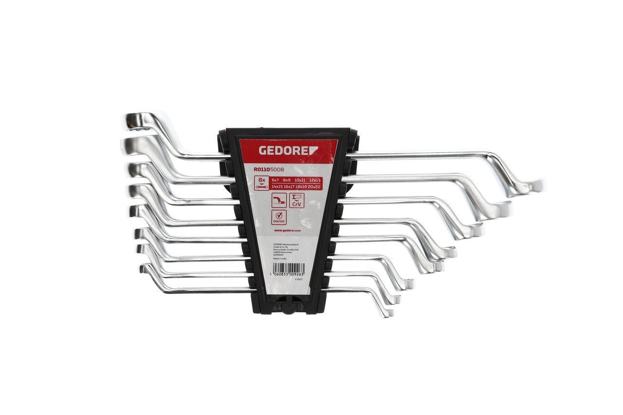 GEDORE R01105008 Doppelringschlüssel Satz SW6-22 mm 8-teilig Produktbild img2 L