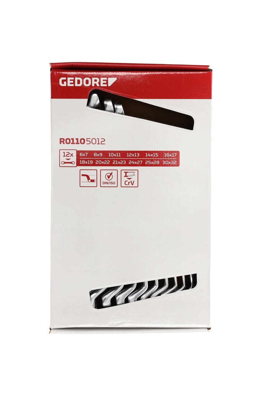 GEDORE R01105012 Doppelringschlüssel Satz SW6-32 mm 12-teilig Produktbild img6 L