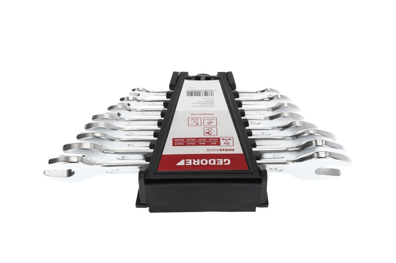 GEDORE R05105008 Doppelmaulschlüssel Satz SW6-22 mm 8-teilig Produktbild img4 L