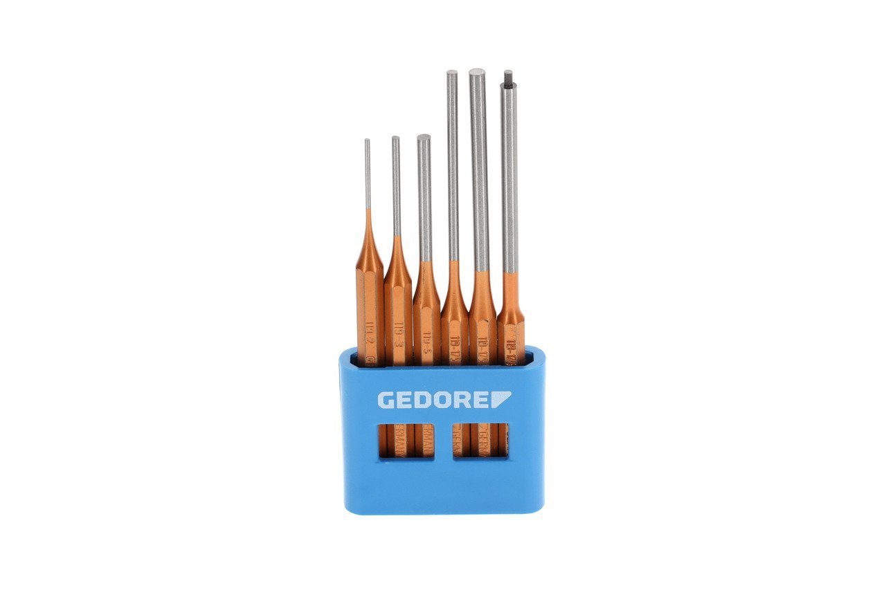 GEDORE 116 L Splinttreiber-Satz, lange Form, 6-teilig im PVC-Halter Produktbild img2 L