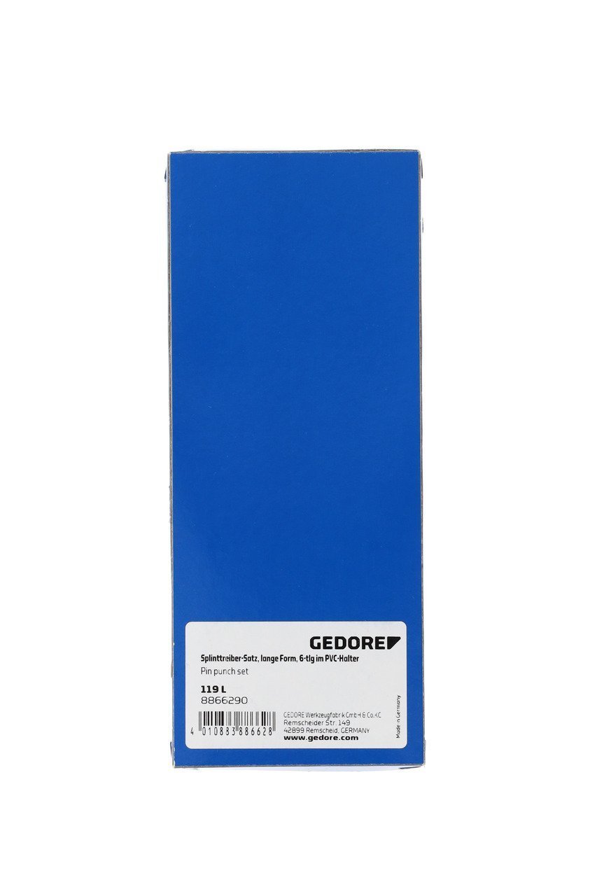 GEDORE 119 L Splinttreiber-Satz, lange Form, 6-teilig im PVC-Halter Produktbild img7 L