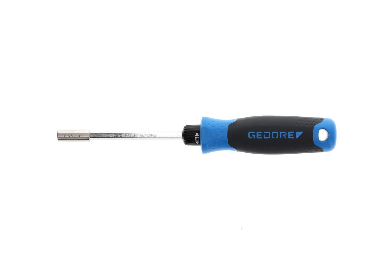GEDORE 2675 Knarren-Schraubendreher SilentGEAR 1/4" Produktbild img6 L