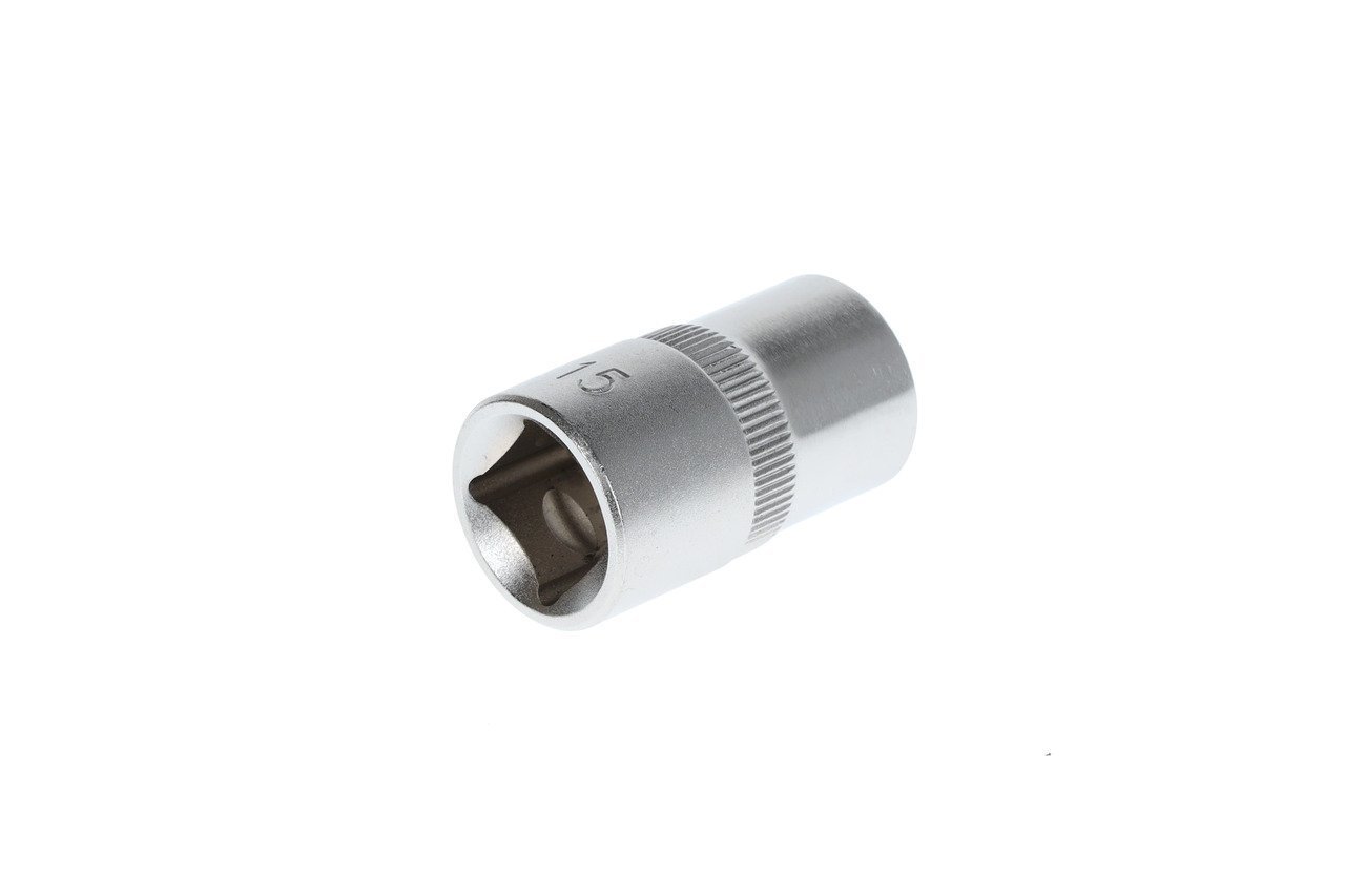 GEDORE R61001506 Steckschlüsseleinsatz 1/2" 6-kant 15 mm Länge 38 mm Produktbild img4 L