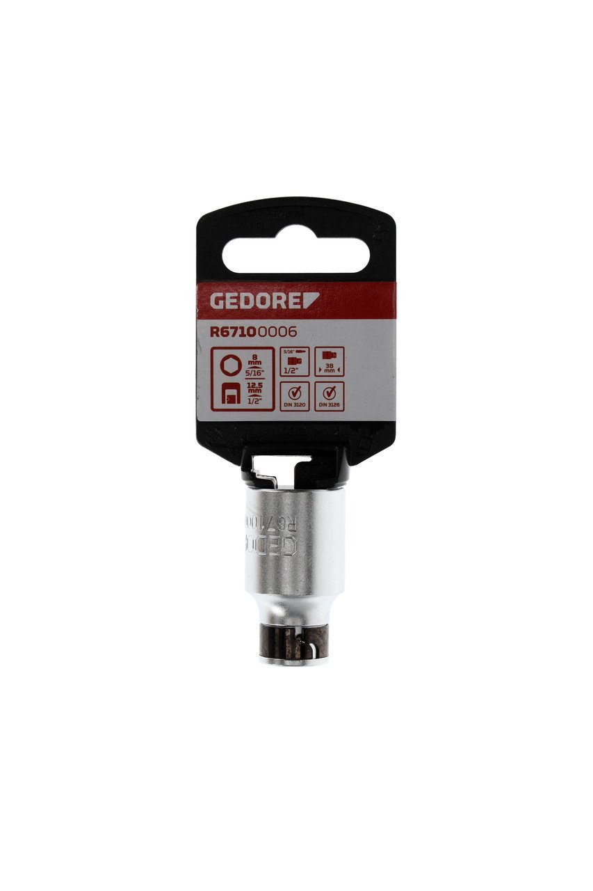 GEDORE R67100006 Bit-Adapter 1/2 4kt x 5/16 6-kant 38 mm Produktbild img7 L