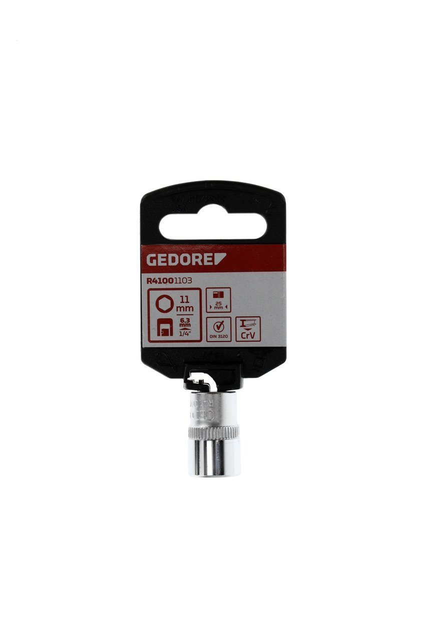 GEDORE R41001103 Steckschlüsseleinsatz 1/4" 6-kant 11 mm Länge 25 mm Produktbild img7 L