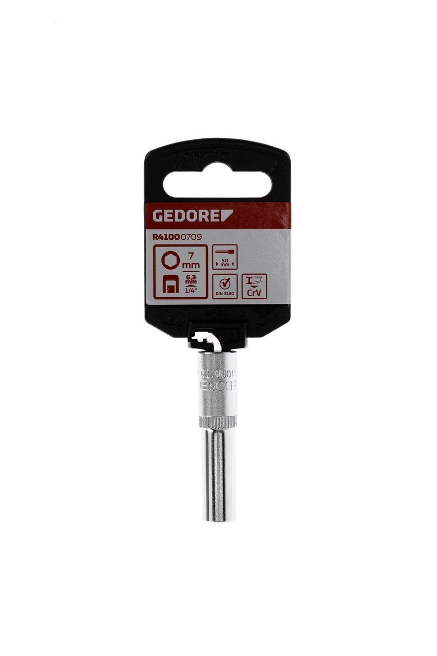 GEDORE R41000709 Steckschlüsseleinsatz 1/4" 6-kant 7 mm Länge 50 mm Produktbild img7 L