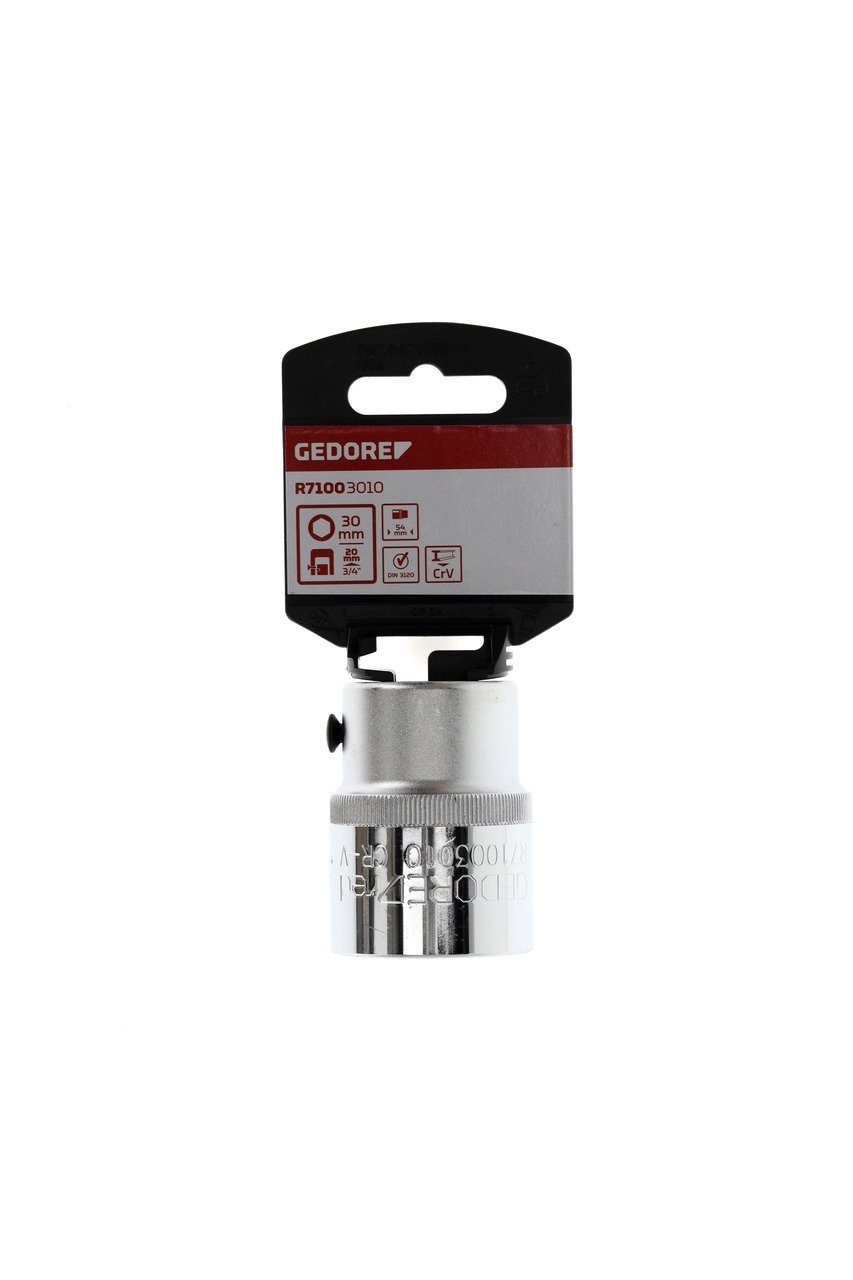 GEDORE R71003010 Steckschlüsseleinsatz 3/4" 6-kant 30 mm Länge 54 mm Produktbild img7 L