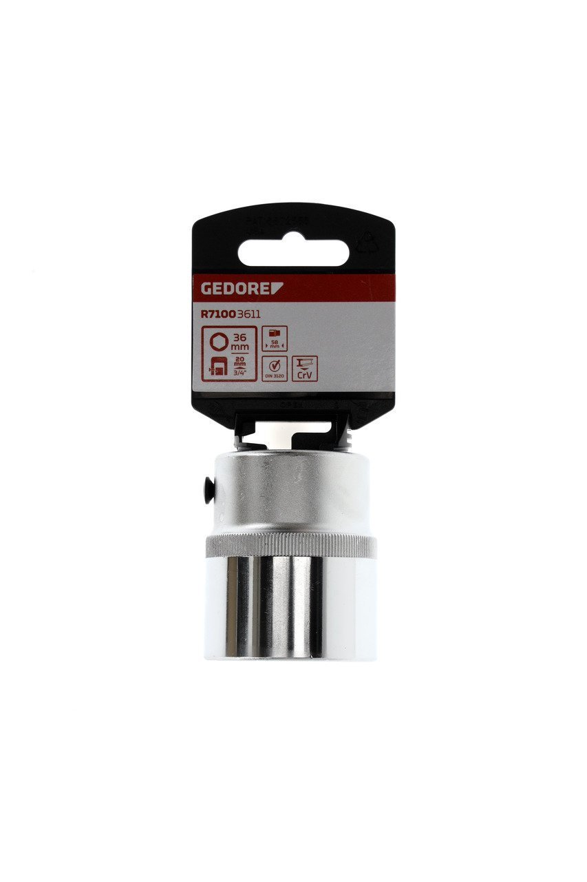 GEDORE R71003611 Steckschlüsseleinsatz 3/4" 6-kant 36 mm Länge 58 mm Produktbild img7 L