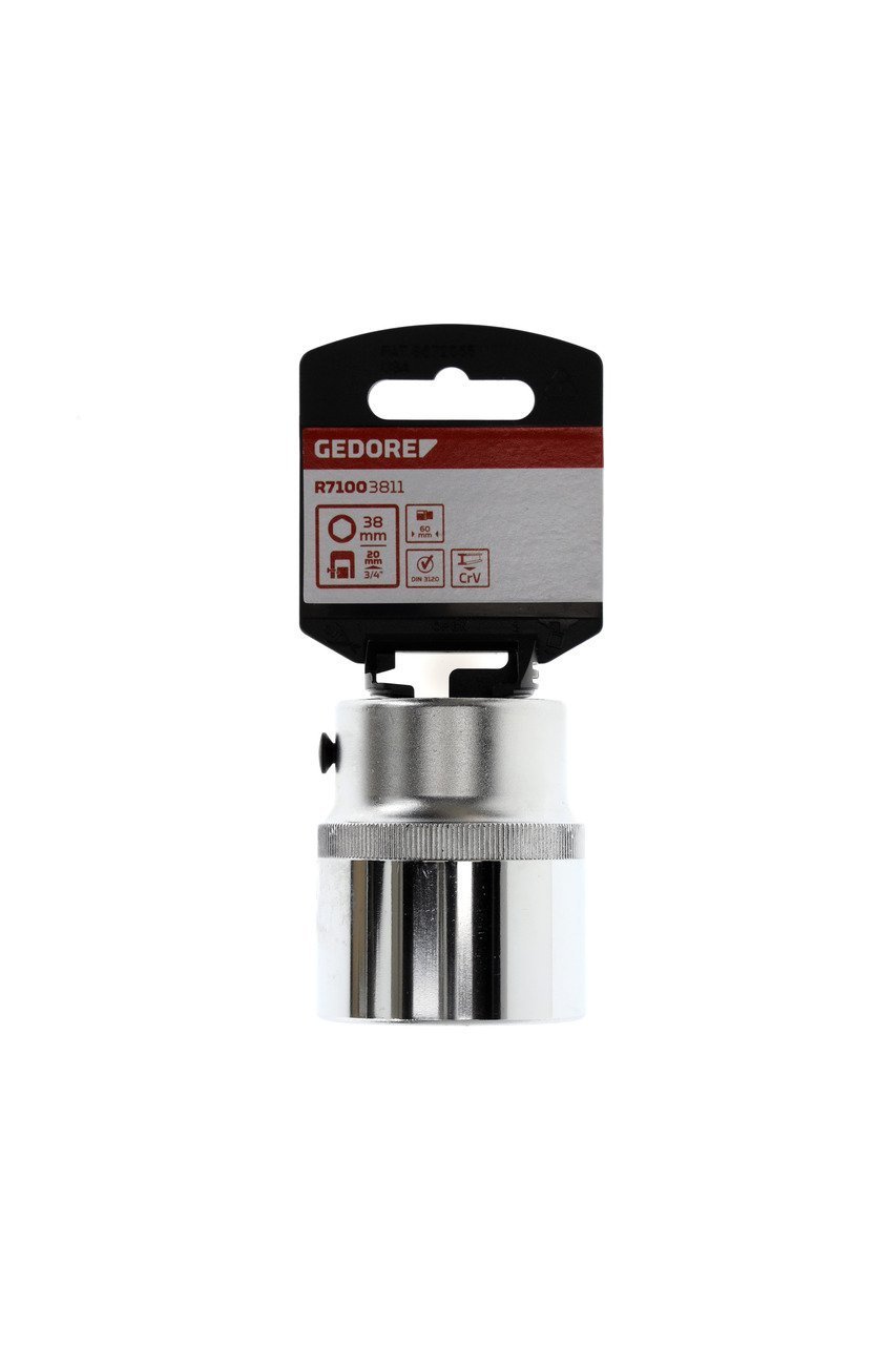 GEDORE R71003811 Steckschlüsseleinsatz 3/4" 6-kant 38 mm Länge 60 mm Produktbild img7 L