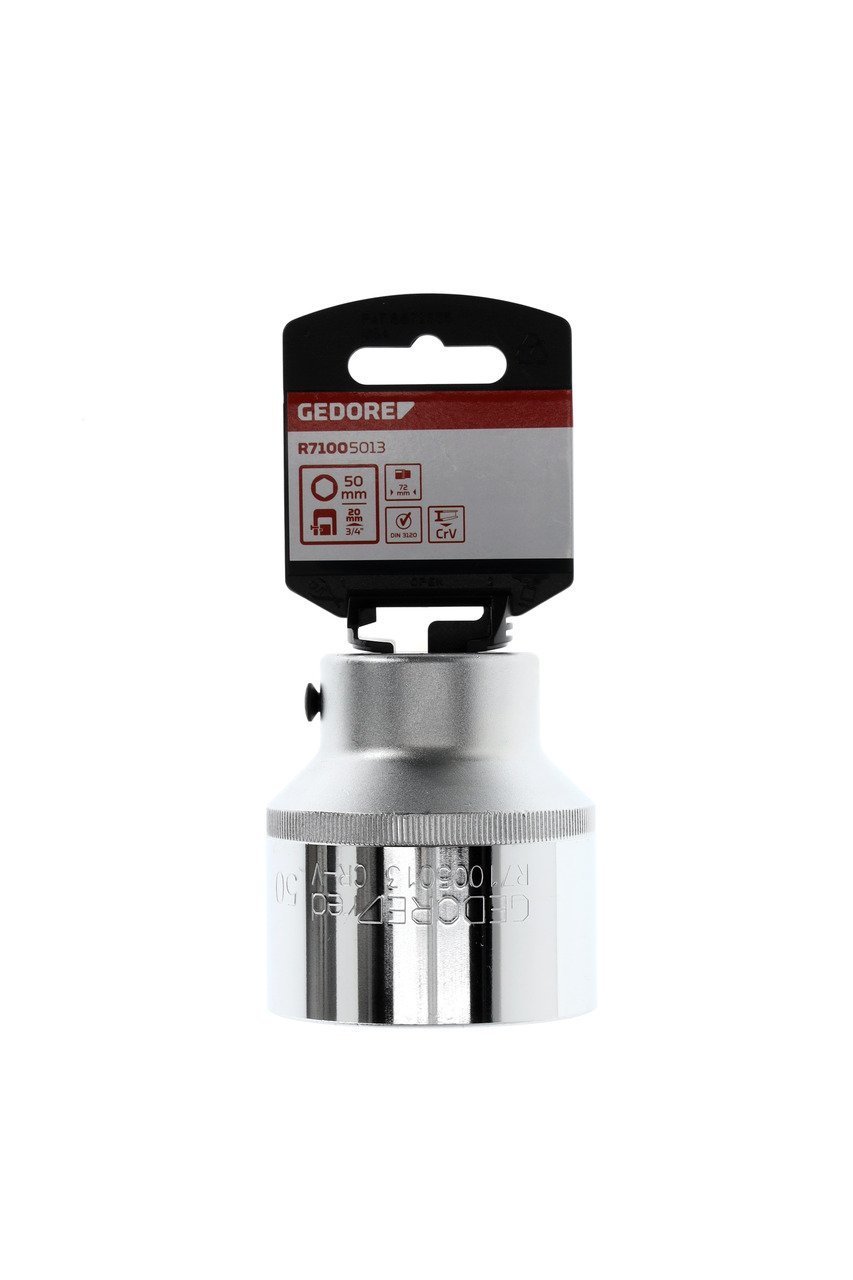 GEDORE R71005013 Steckschlüsseleinsatz 3/4" 6-kant 50 mm Länge 72 mm Produktbild img7 L