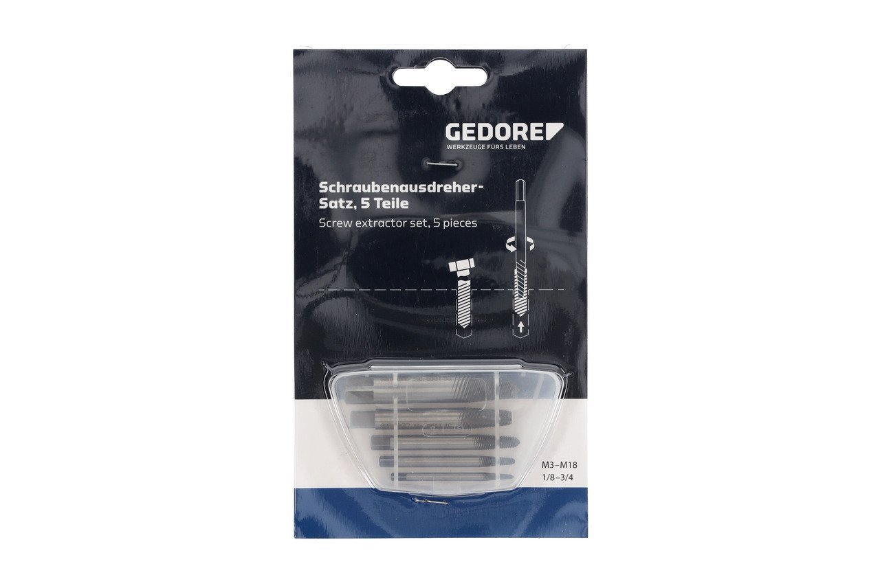 GEDORE 8551 S-005 Schraubenausdreher-Satz 5 teilig M3-M18 Produktbild img6 L