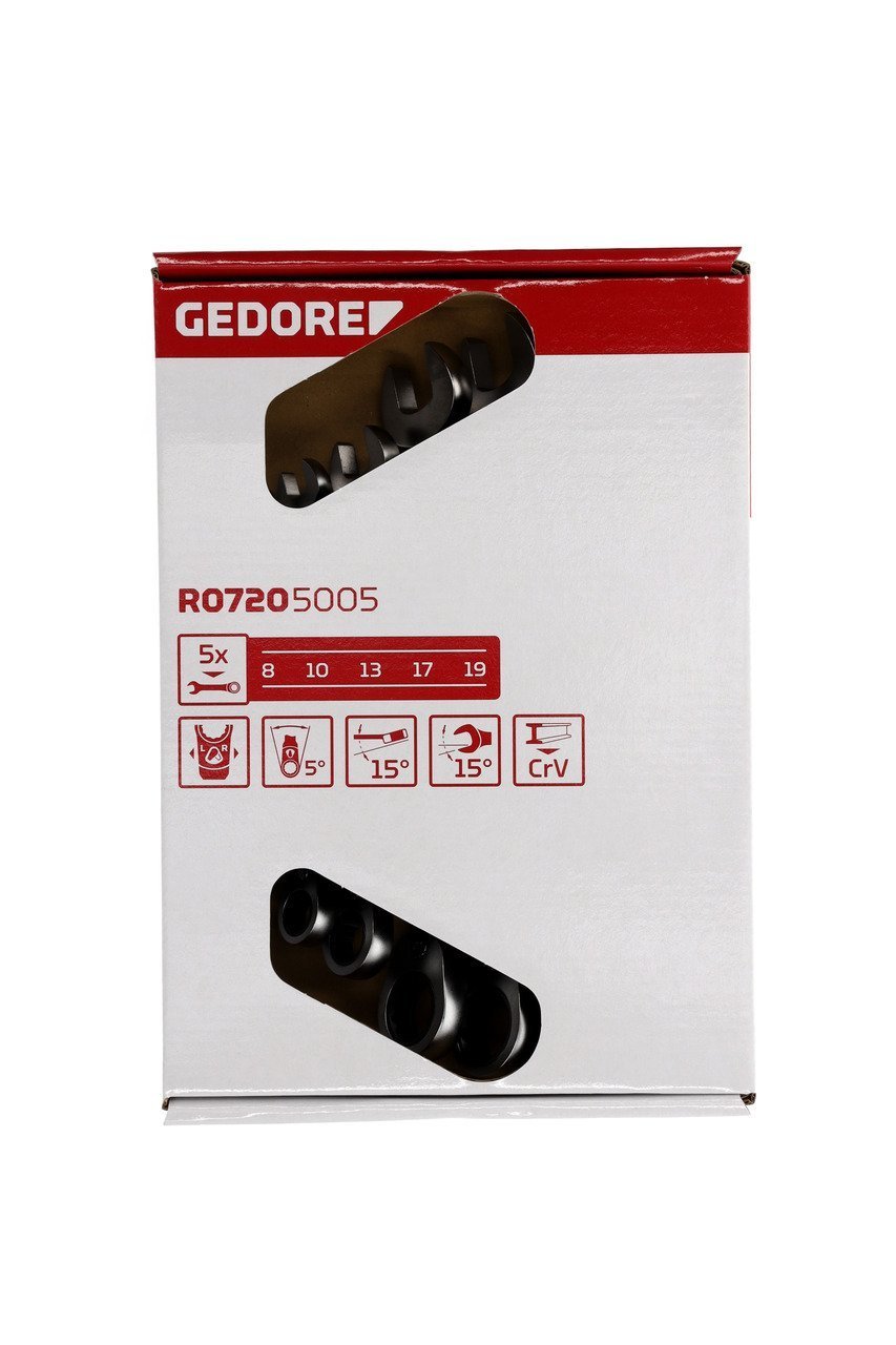 GEDORE R0720 Ringratschenmaulschlüssel-Sätze, umschaltbar Produktbild img6 L