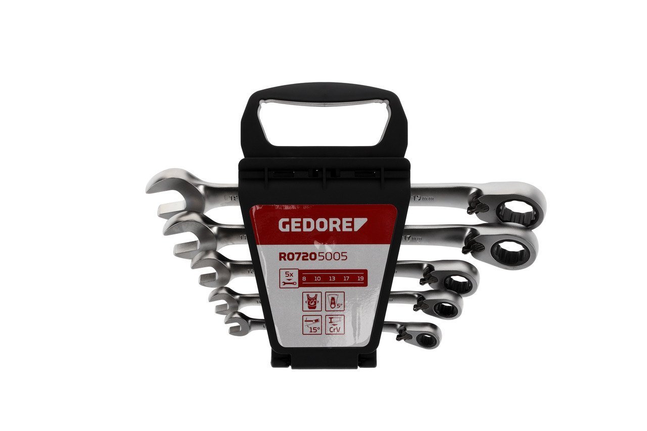 GEDORE R0720 Ringratschenmaulschlüssel-Sätze, umschaltbar Produktbild img2 L