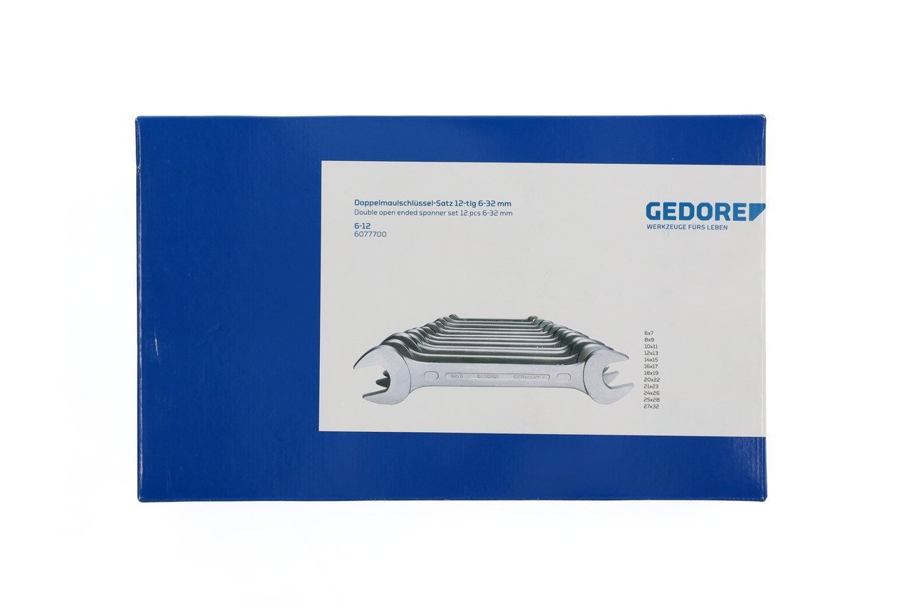 GEDORE 6-12 Doppelmaulschlüssel-Satz 12-teilig 6-32 mm Produktbild img6 L