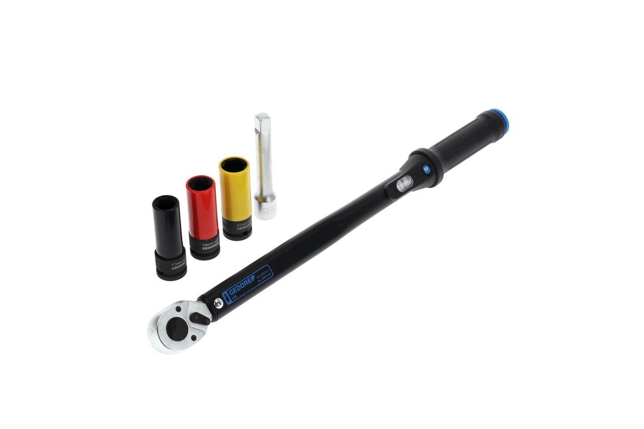 GEDORE 3550-UK-LS4 Drehmomentschlüssel TORCOFLEX UK Set 1/2" 40-200 Nm Produktbild img2 L