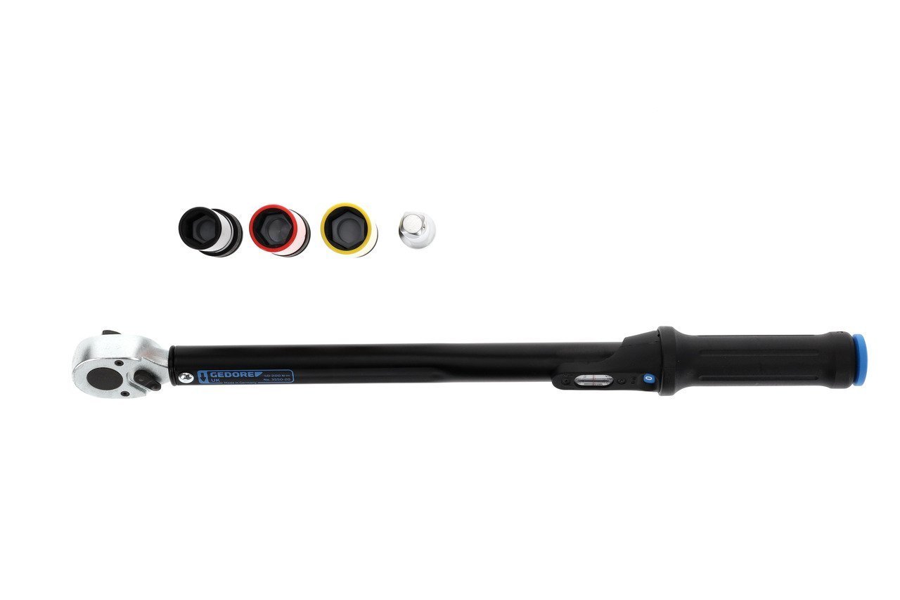 GEDORE 3550-UK-LS4 Drehmomentschlüssel TORCOFLEX UK Set 1/2" 40-200 Nm Produktbild img6 L