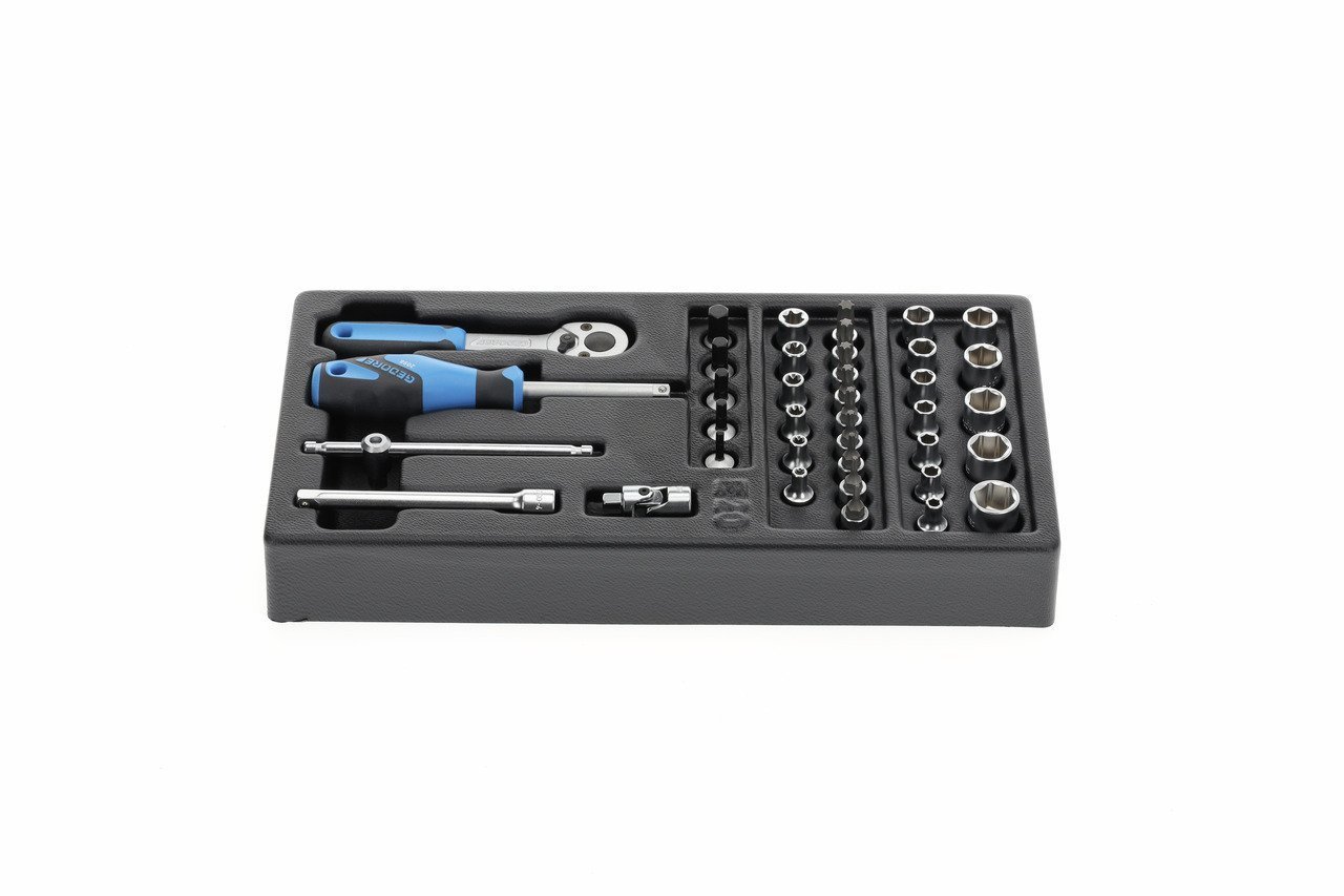 1500 ES-20 Steckschlüssel-Sortiment 1/4" in 1/3 ES-Modul Produktbild img4 L