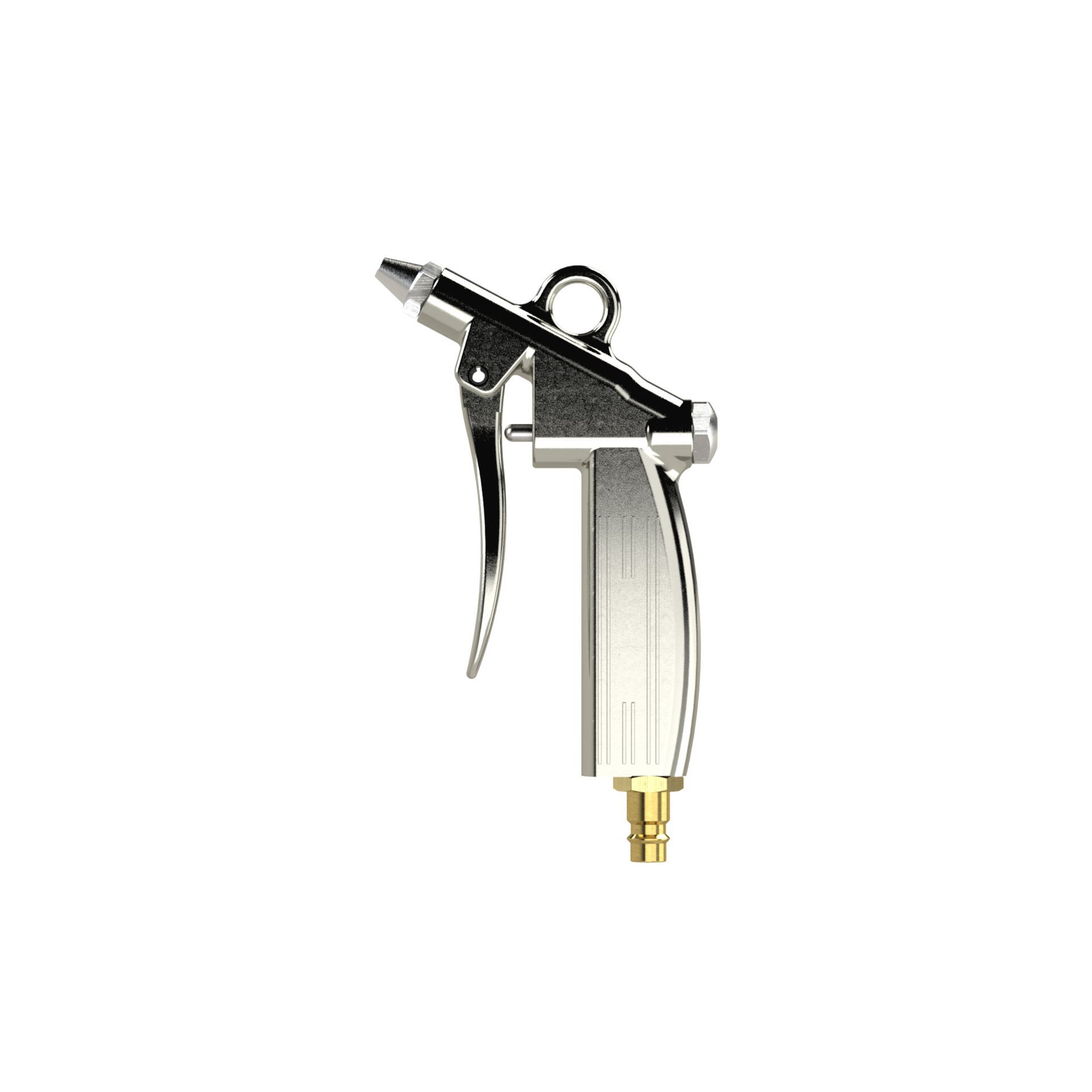 RIEGLER Dosierbare Blaspistole, Standarddüse, Alu-Druckguss vernickelt , NW 7,2 Produktbild img4 L