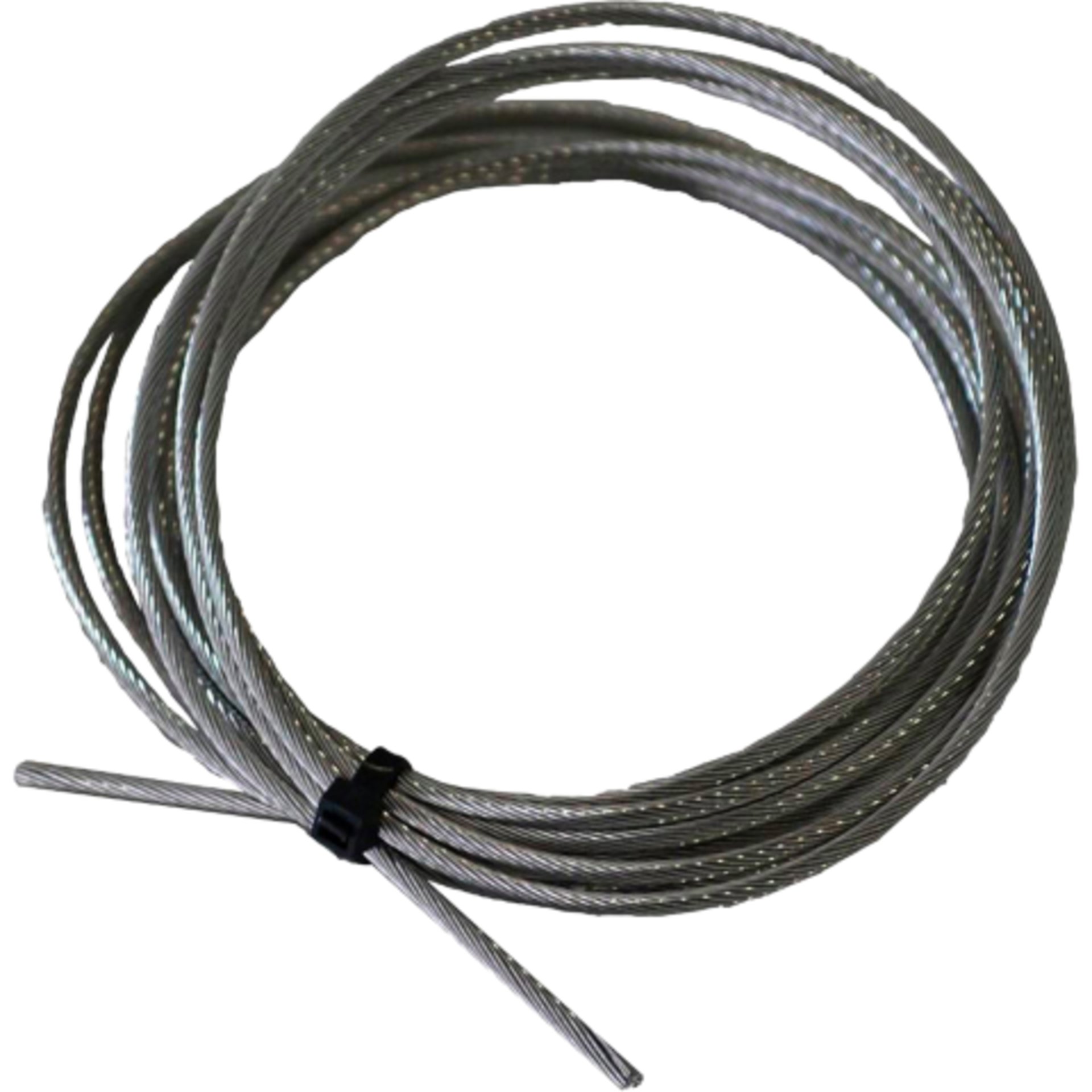 EWU Aqua Drahtseil 5 mm-Ø aus Edelstahl, mit PVC-Ummantelung, pro m Produktbild img1 L